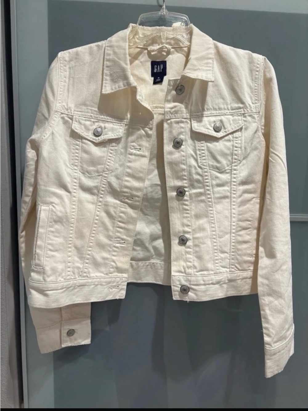 GAP Cream Women's Denim Jacket